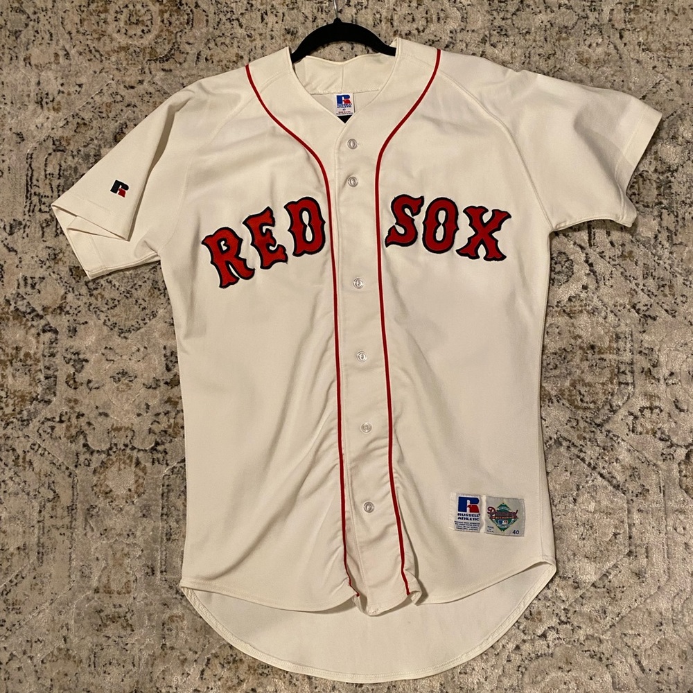 Russell Athletic Vintage 90s Boston Red Sox Jersey USA Made Diamond Collection